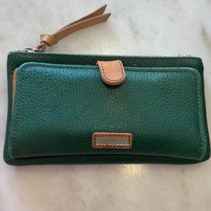 Consuela leather zip around wallet